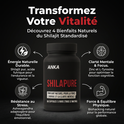 SHILAPURE / Shilajit & Ashwagandha / Hormone boost (pre-order, launch Mai 6)